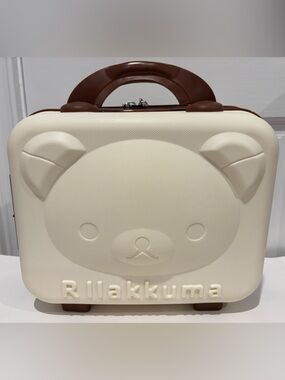 Rilakkuma Cream and Brown Hard Shell Lightweight Travel Case
